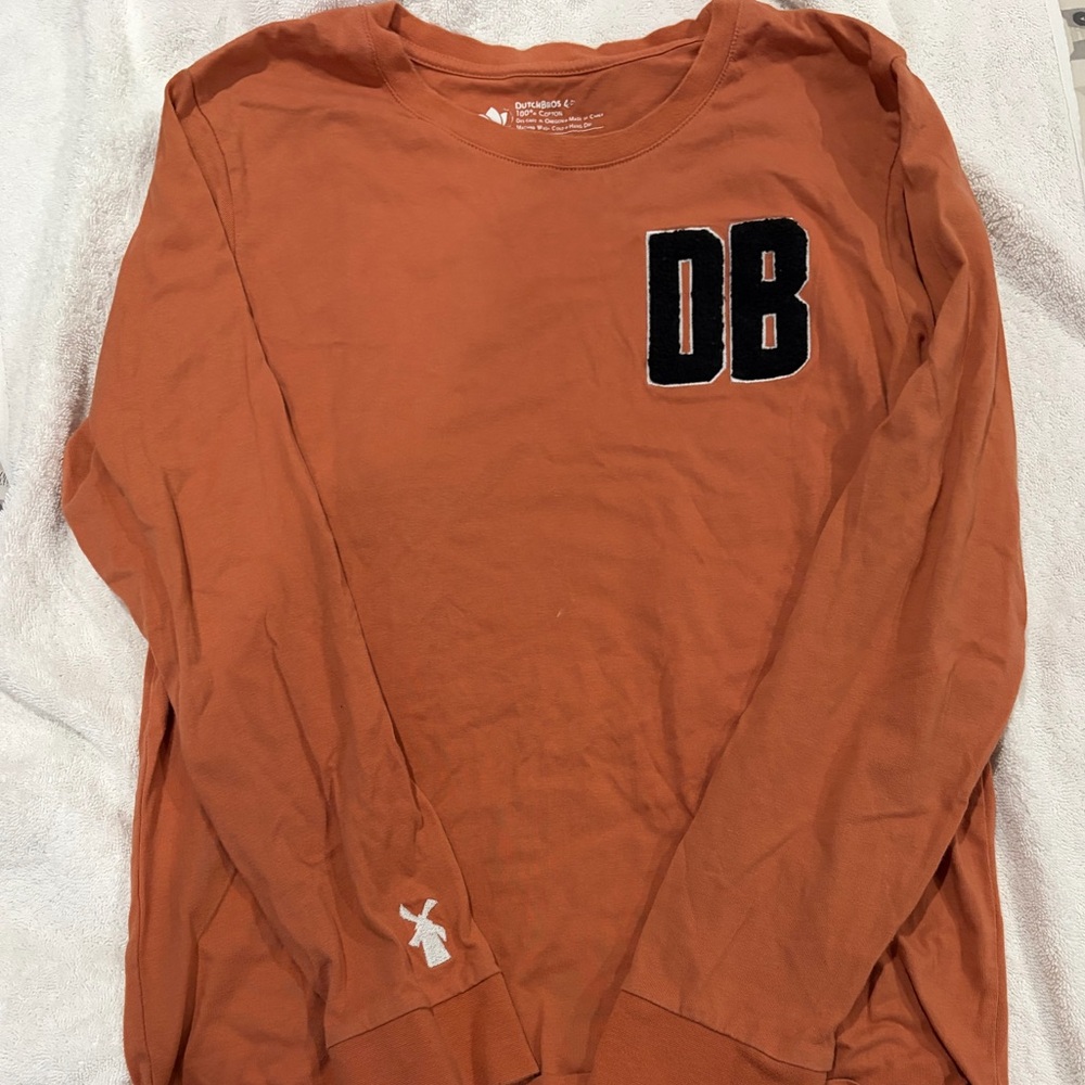Dutch Bros Orange Long Sleeve Top
